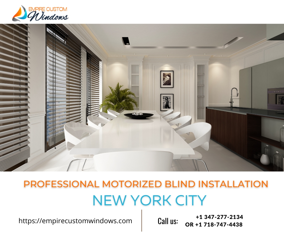 Professional Motorized Blind Installation Service in NY